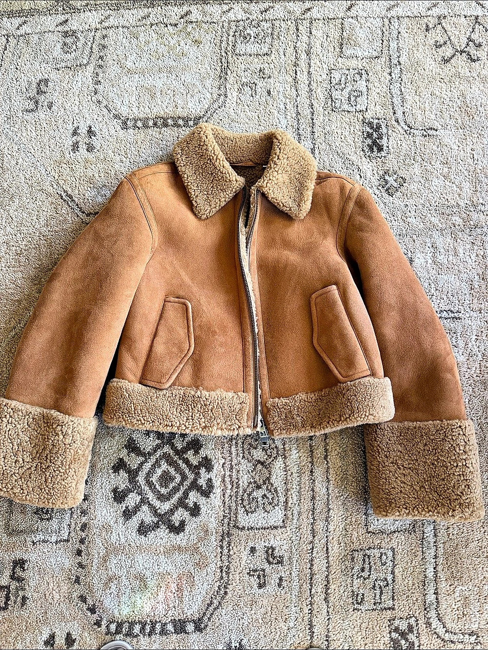 Madewell Shearling/leather jacket